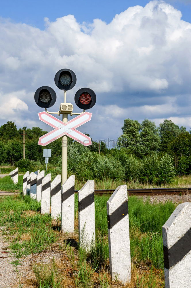 Similar – Image, Stock Photo left Railroad Woman