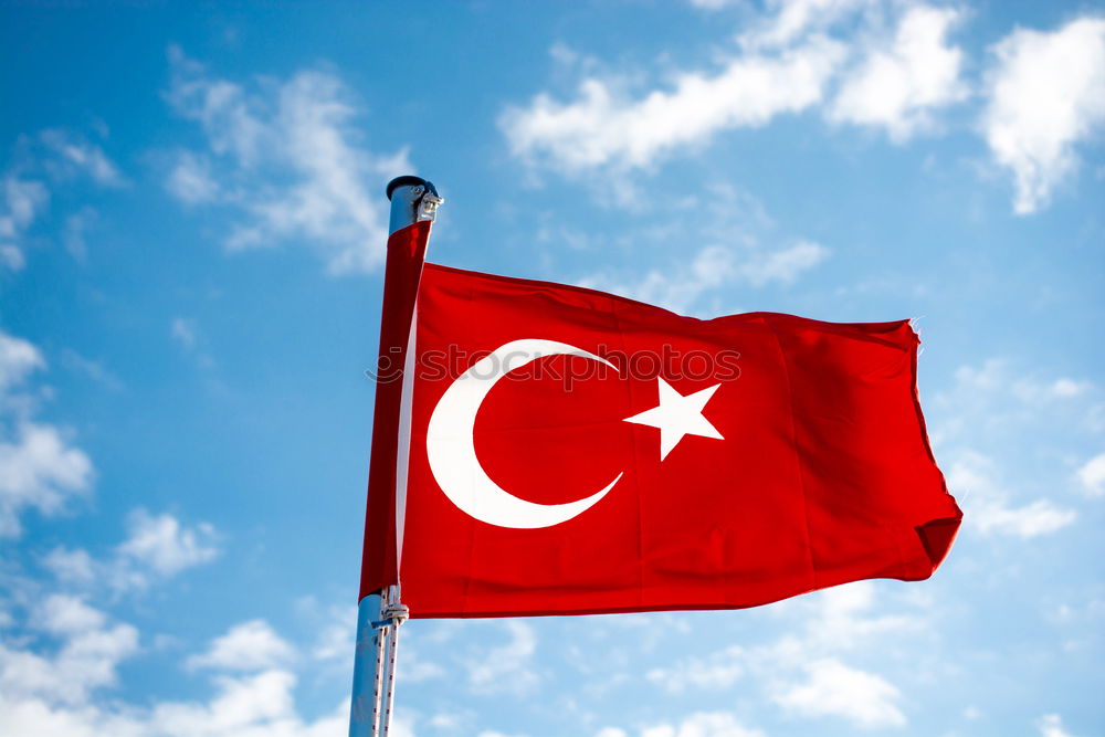 Similar – Image, Stock Photo Fluttered in Turkey Flag