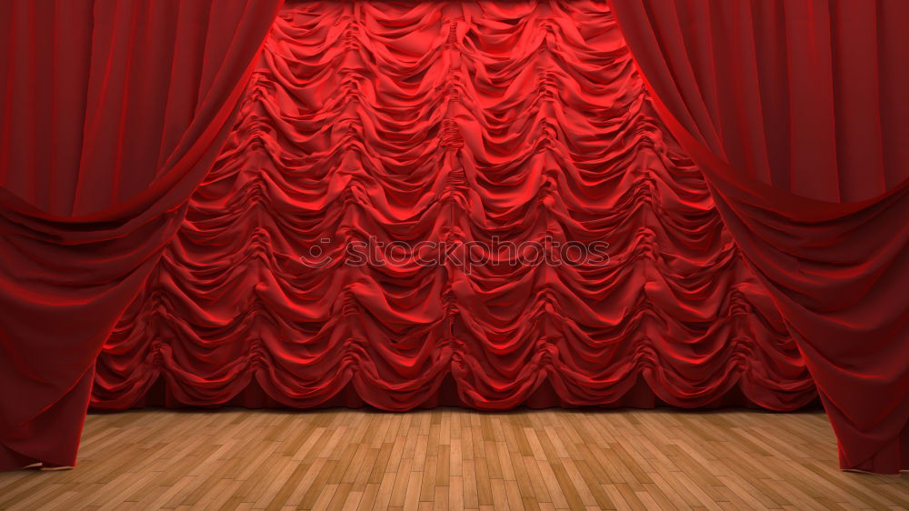 Similar – Closed red curtain Drape