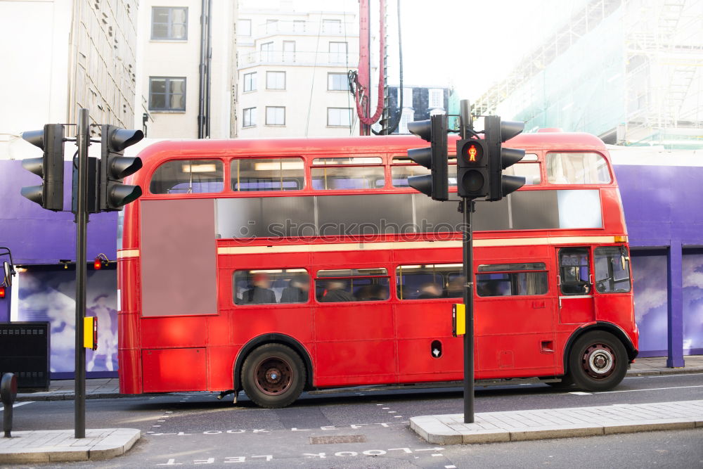 Image, Stock Photo England Bus