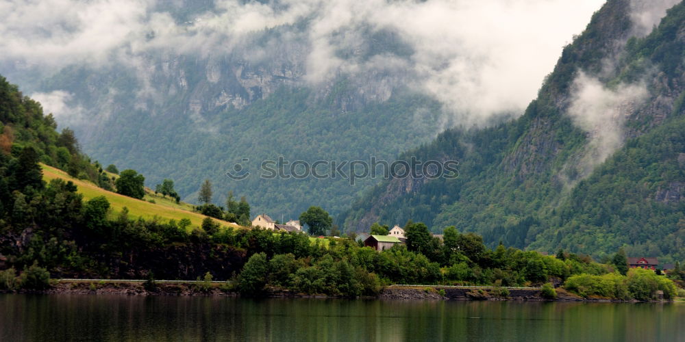 Similar – Image, Stock Photo Hallstatt in autumn colors