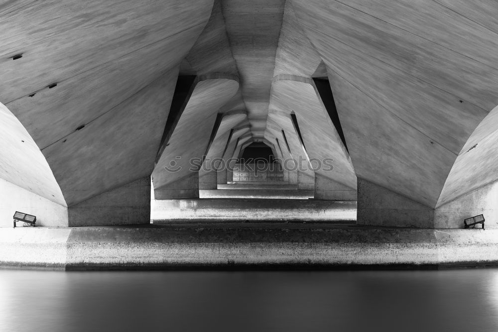 Similar – Image, Stock Photo concrete Deserted Bridge