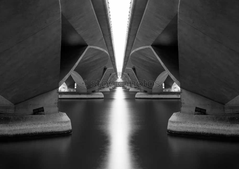 Similar – Image, Stock Photo concrete Deserted Bridge