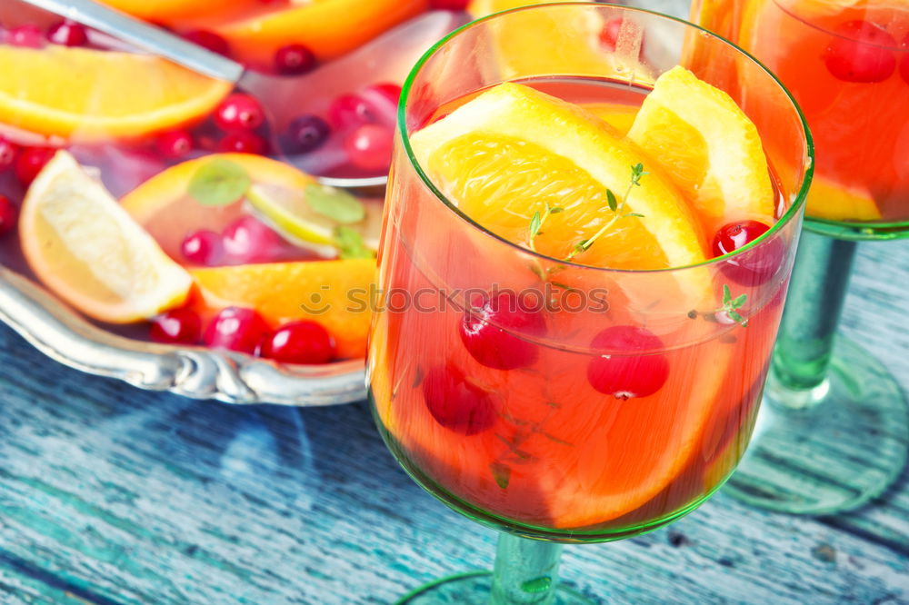 Similar – Image, Stock Photo Sangria in glasses sangria