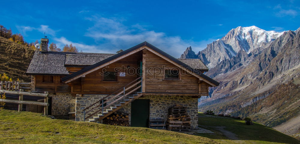 Similar – Image, Stock Photo Walser houses Saas Fee