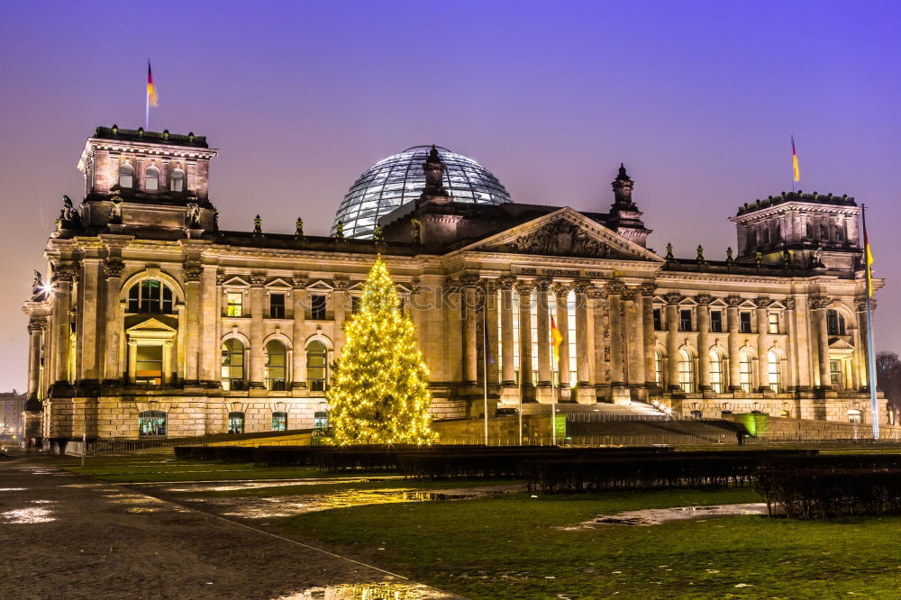 Similar – Image, Stock Photo Night time at concert hall in Berlin