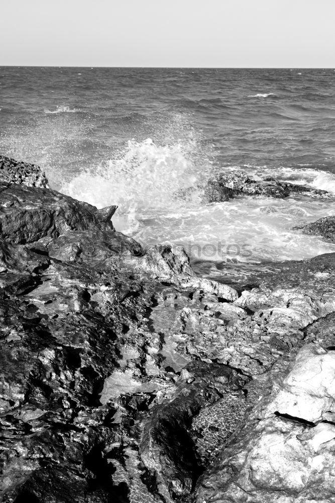 Similar – Cliffs and the Pepperpot Daymark in Portreath