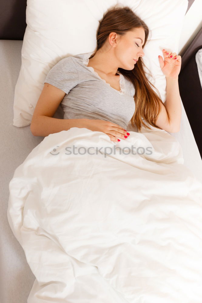 Similar – Image, Stock Photo Young beautiful latin woman lying in bed