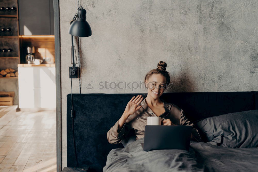 Similar – Image, Stock Photo Woman holding baby at home