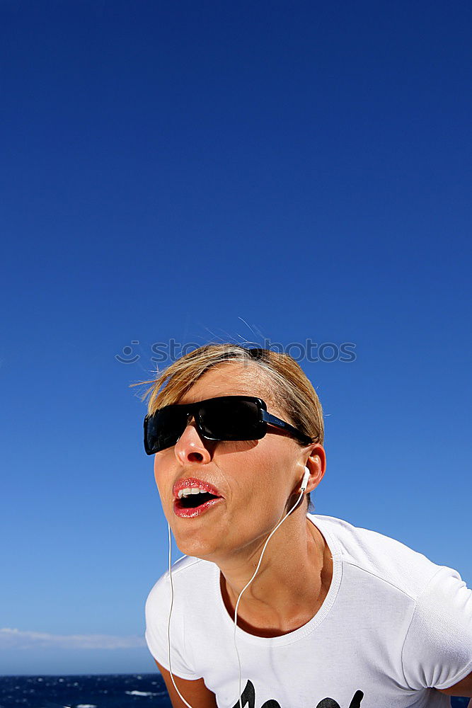 Similar – Image, Stock Photo sunbath Summer Sunshade