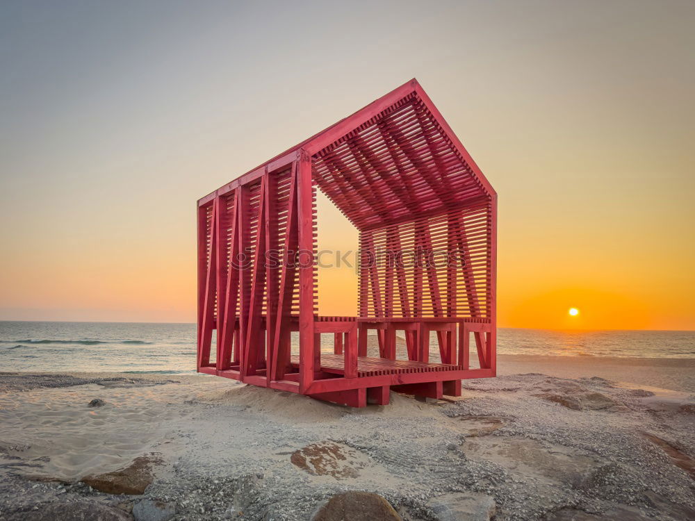 Similar – Image, Stock Photo Beach chairs on the beach of Kolberg I