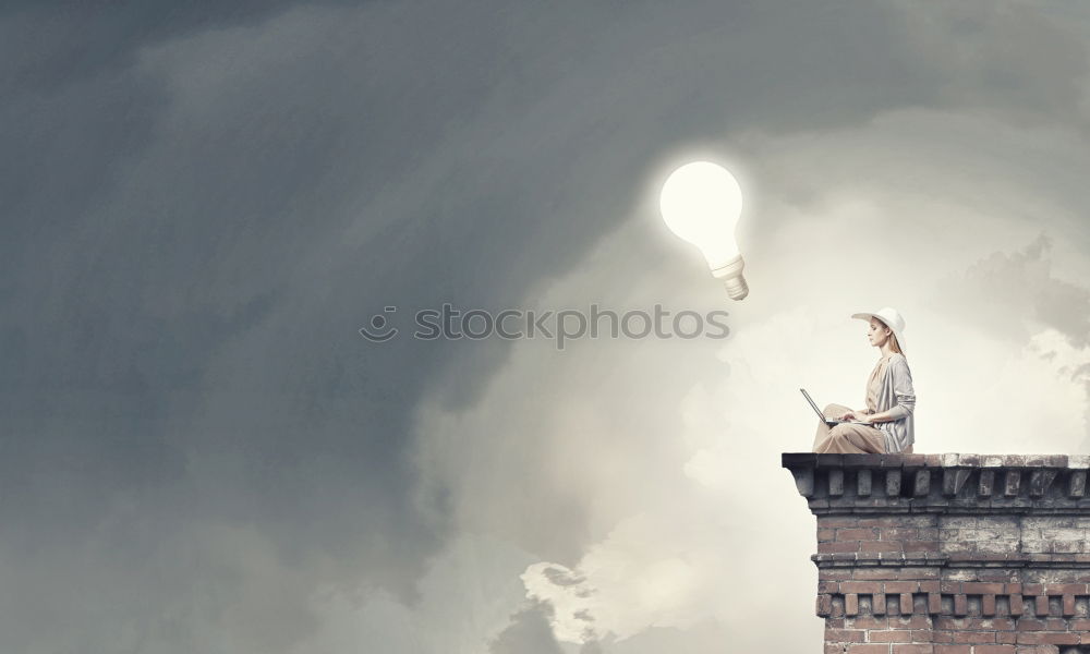 Similar – Unwetterwarnung Wolken