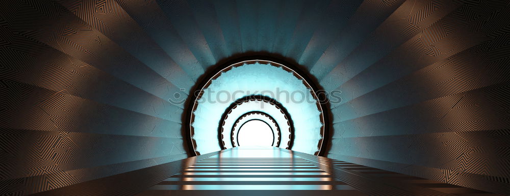 Similar – Image, Stock Photo tunnel corridor