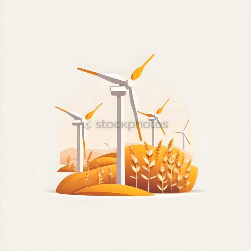 Similar – Image, Stock Photo Eva Tree Wind energy plant