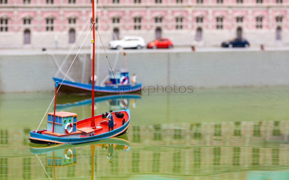 Similar – Image, Stock Photo Fisherboat on Usedom II