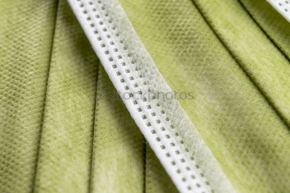 Similar – Image, Stock Photo Yellow retro terry shower curtain held by a crocheted border