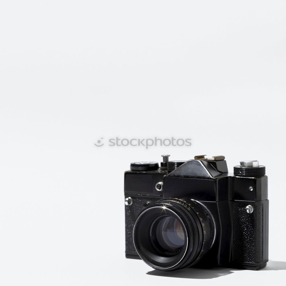 Similar – Set of vintage film cameras on wooden background