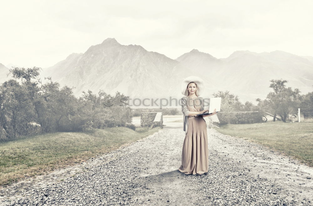 Similar – Image, Stock Photo straight ahead Lifestyle