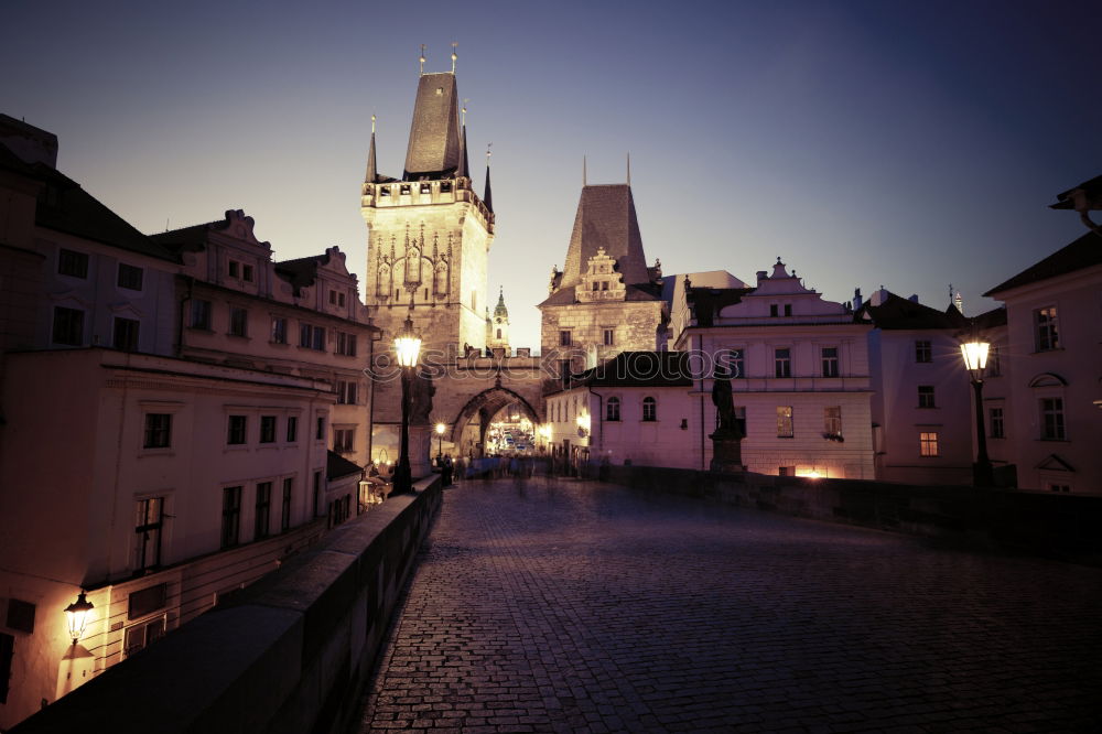 Similar – Prague Castle at night