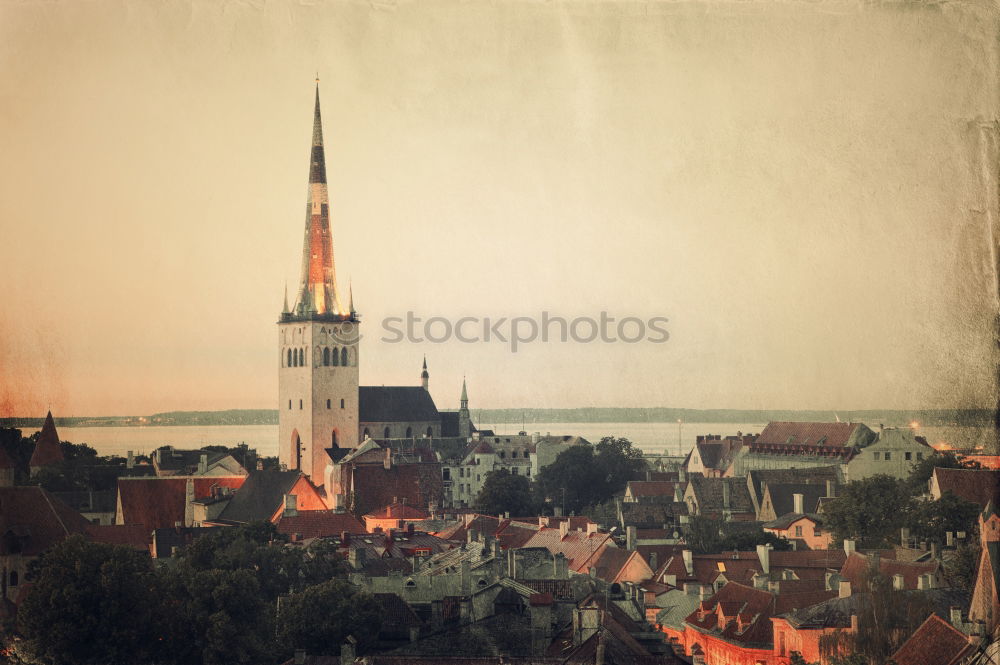 Similar – Church with town on archipelago island in Sweden