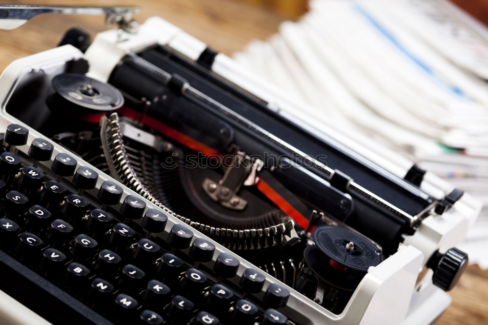 Similar – Once upon a time….. nostalgia with an old typewriter, letters and a notebook