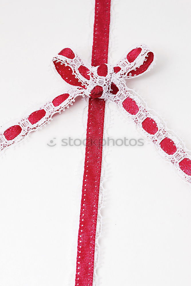 Similar – Image, Stock Photo Red ribbon tied in a bow