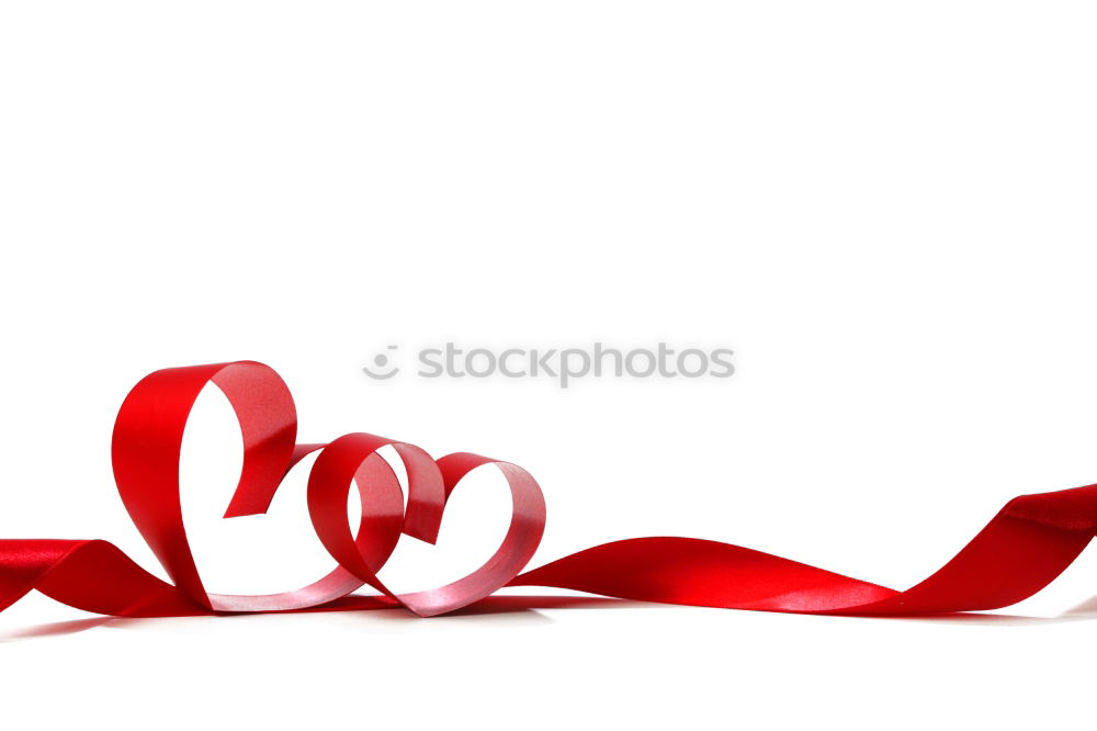 Similar – Image, Stock Photo Red ribbon tied in a bow