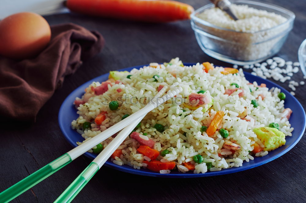 Similar – Image, Stock Photo Risotto with vegetables