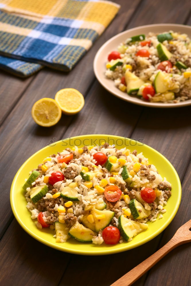 Similar – Image, Stock Photo colourful salad Food