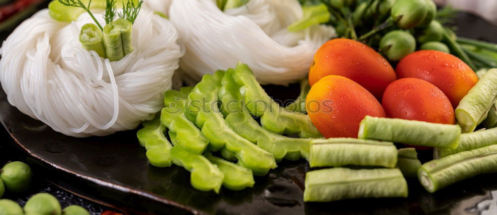 Similar – Image, Stock Photo Fresh green broccoli and vegetables