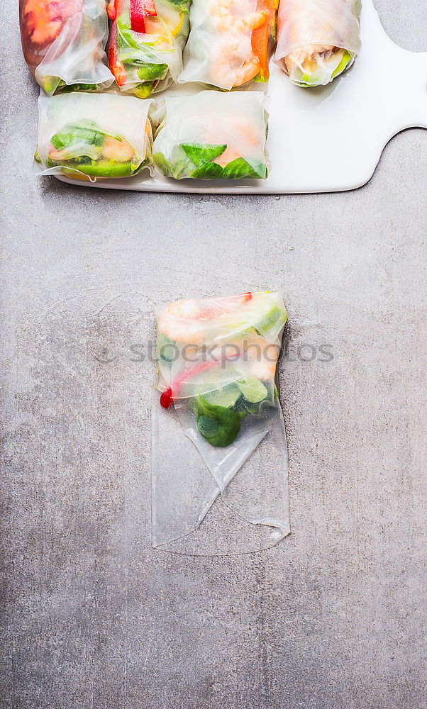 Similar – Image, Stock Photo Various vegetarian tortilla wraps