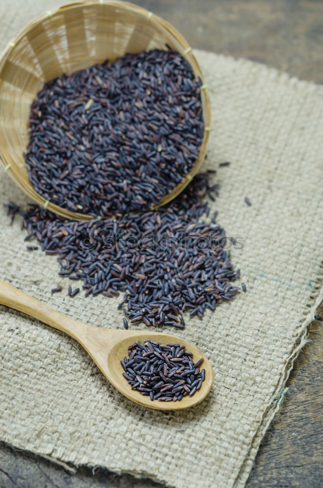 Similar – Image, Stock Photo Seeds of poppy in a wooden bowl