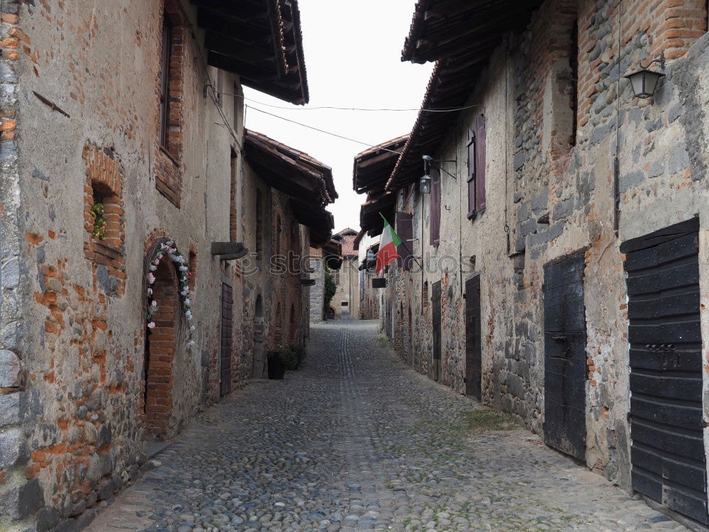 Similar – historic old town lane in Gravedonna on Lake Como