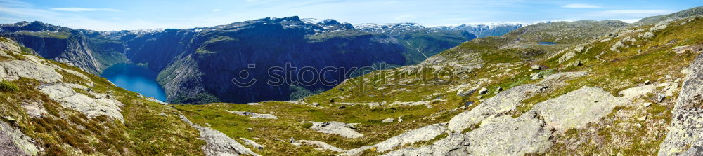 Similar – Image, Stock Photo Horseidvika, Bay in sunlight, Lofoten, Mountain massif, Ocean