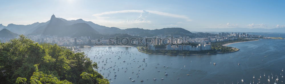 Similar – Image, Stock Photo Panoramic view of Rio de Janeiro from above, Brazil