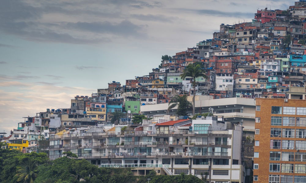 Similar – favela Small Town Blue