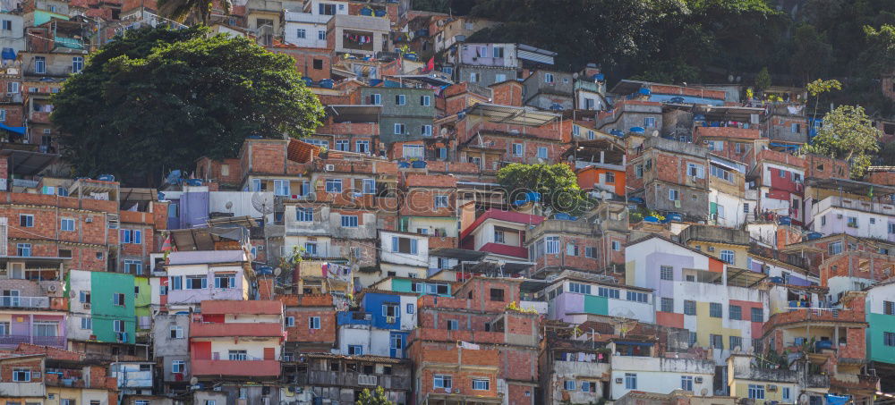 Similar – favela Small Town Blue