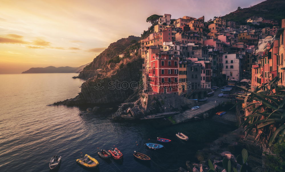 Similar – vernazza Tourism Ocean