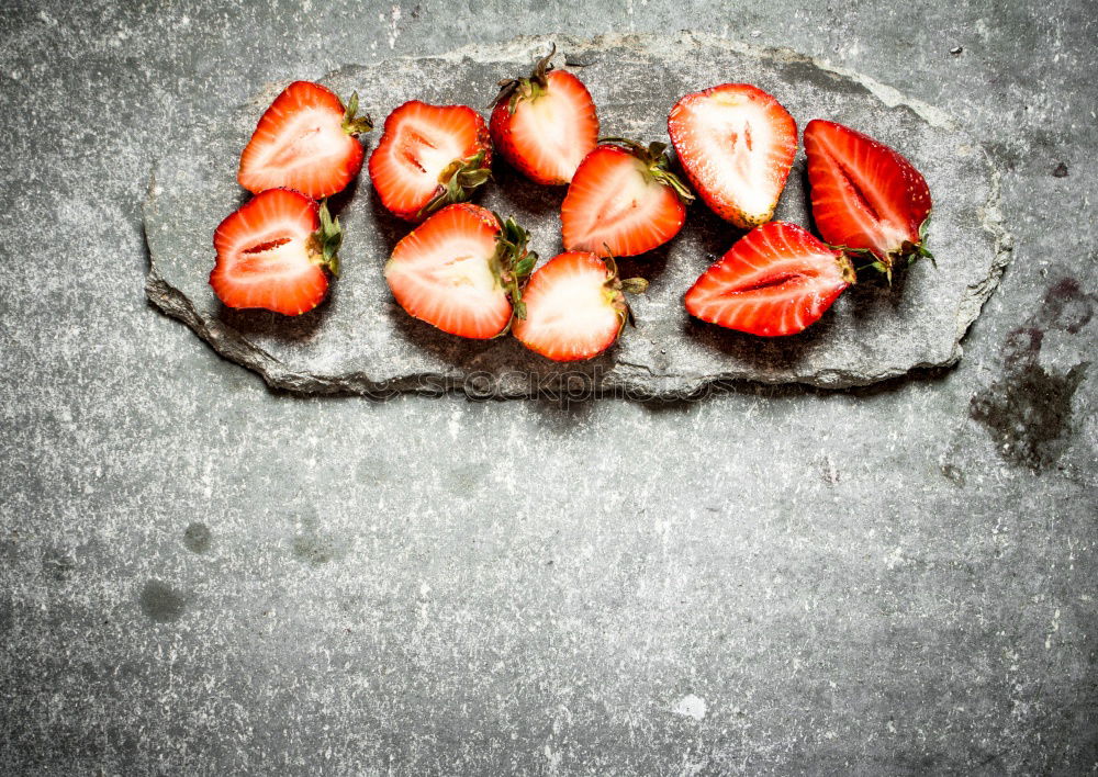 Image, Stock Photo salty or sweet? Yoghurt