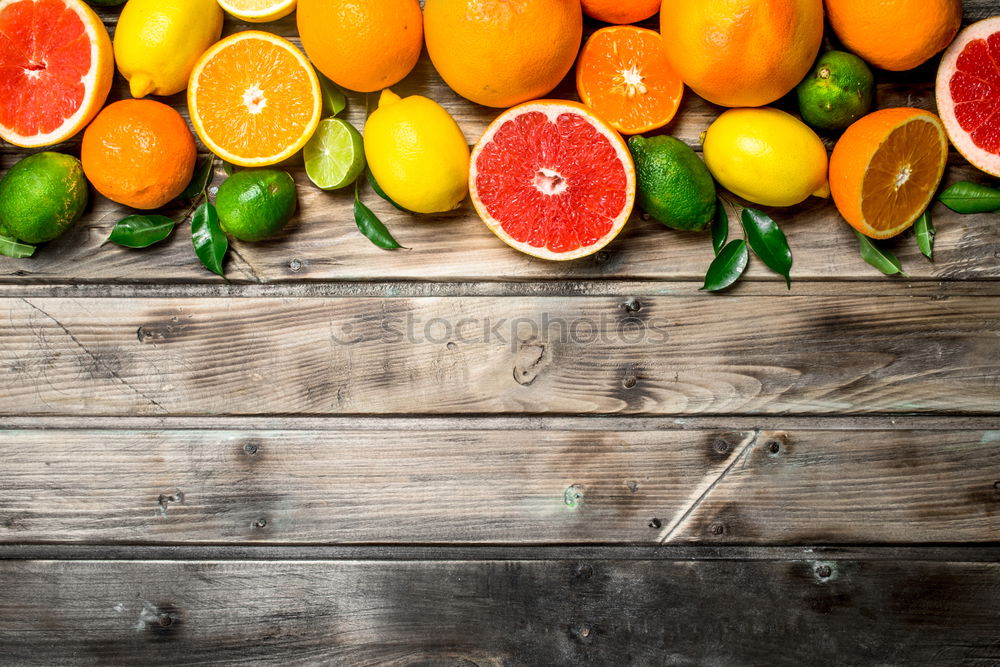 Similar – Mixed fruits on a rustic wooden table