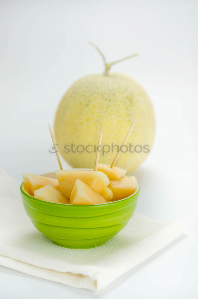 Similar – Image, Stock Photo Ice melon with cherries