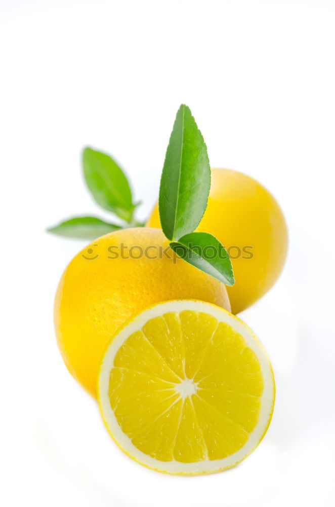 Similar – Image, Stock Photo Cut oranges with leaves in white bowl