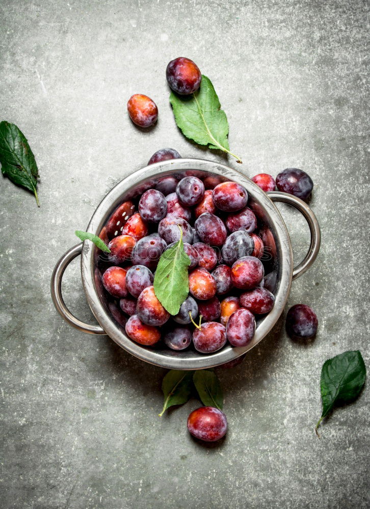 Similar – Image, Stock Photo Fresh plums with leaves