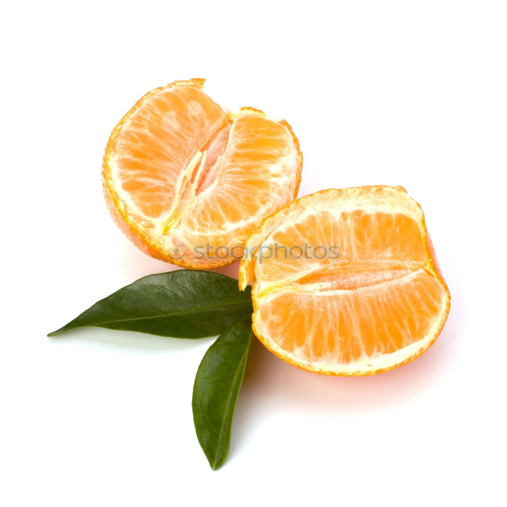 Similar – Image, Stock Photo Cut oranges with leaves in white bowl