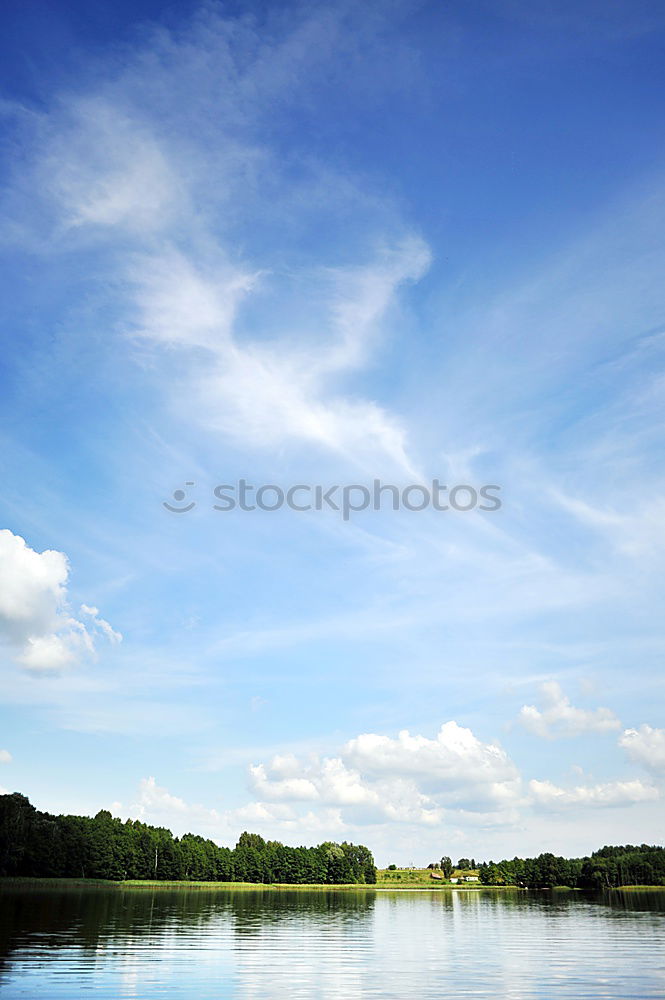Similar – Image, Stock Photo On the Rhine Water Sky