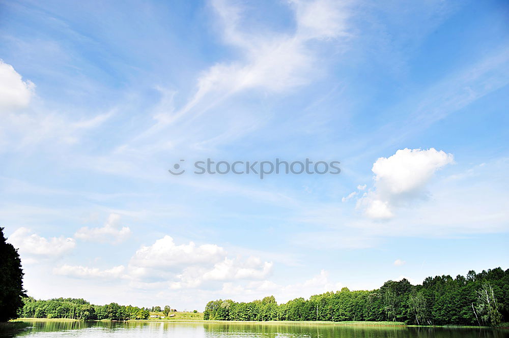 Similar – Brückentext Himmel Wolken