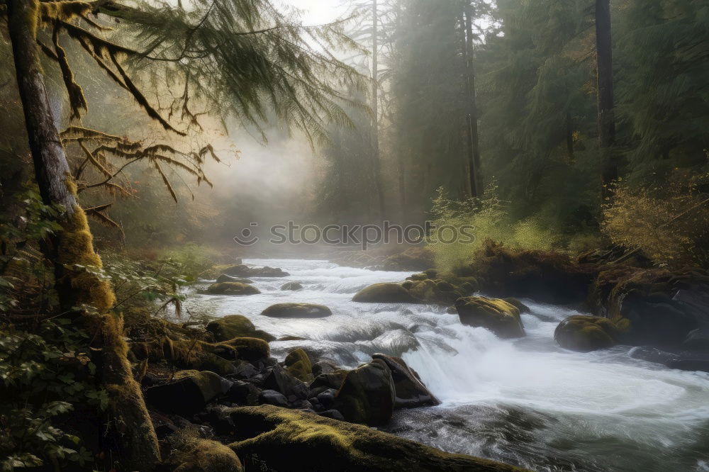 Similar – Romantic bridge in the forest