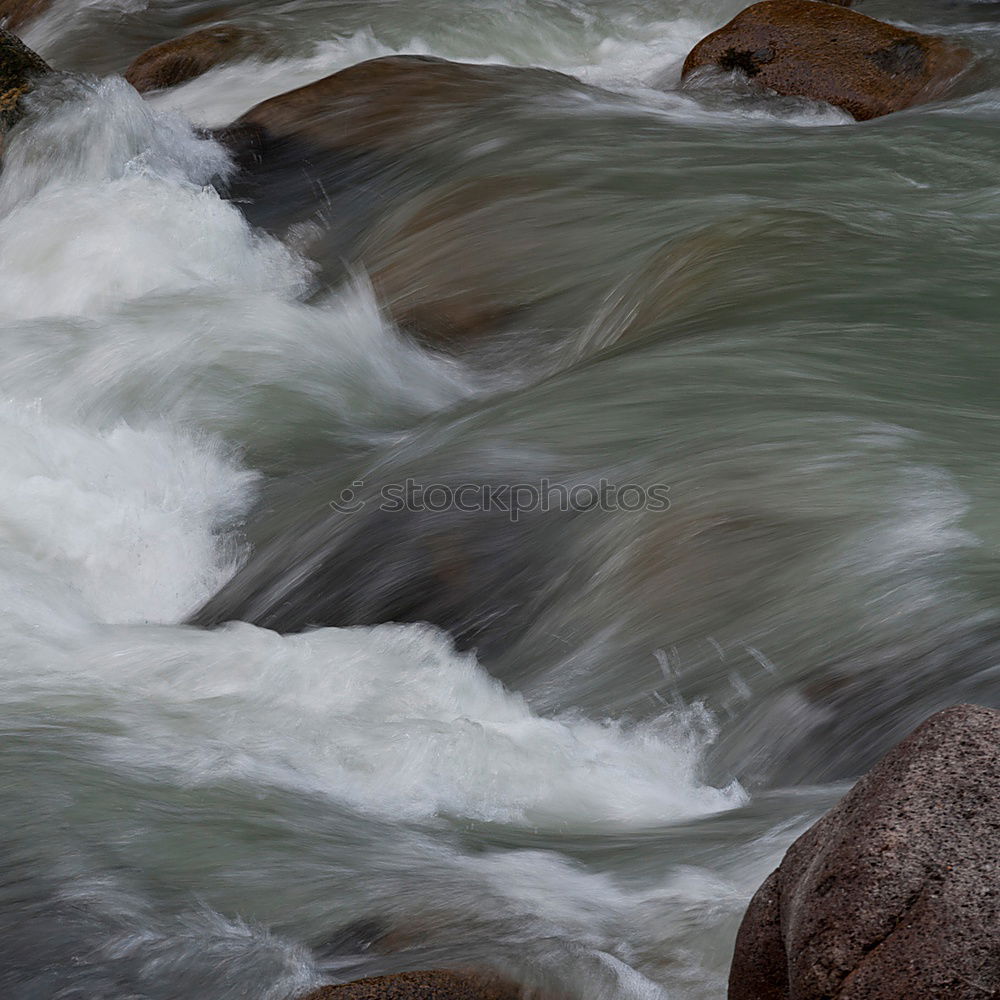 Similar – Image, Stock Photo Bubbling mountain stream at the Stuiben Falls