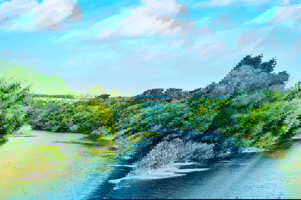Similar – Image, Stock Photo soon with bridge Tourism