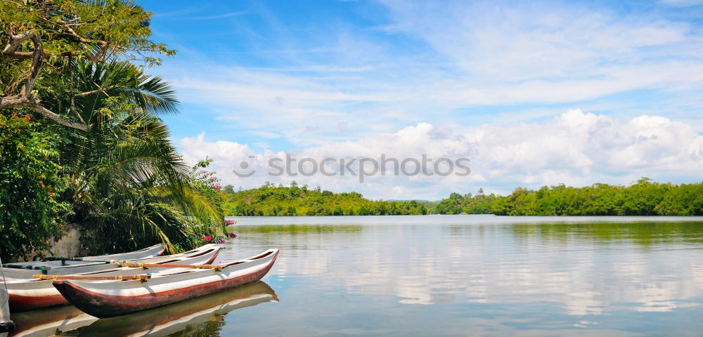 Similar – Image, Stock Photo boat trip Nature Blue